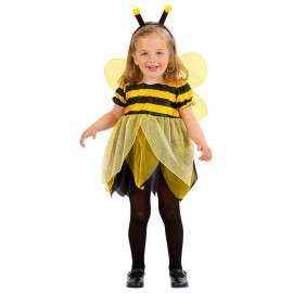 Costume d’abeille avec des ailes d’enfant