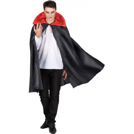 Cape Noire avec Col Rouge 105 cm