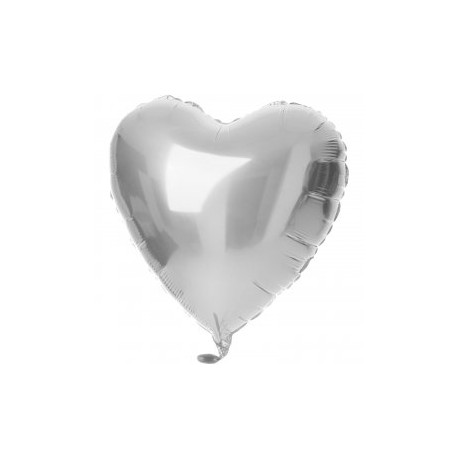 Ballon coeur en aluminium 46 cm