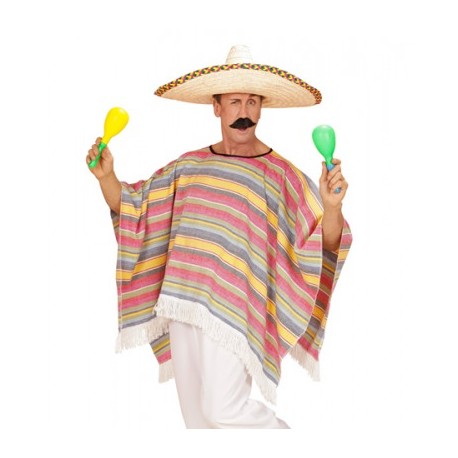 Poncho Mexicano Color Pastel