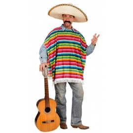 Poncho Estilo Mexicano Adulto