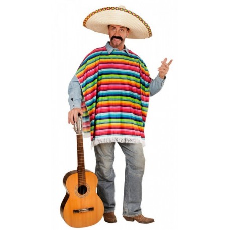 Poncho Estilo Mexicano Adulto