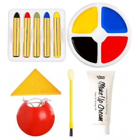 Set de Maquillage Complet de Clown