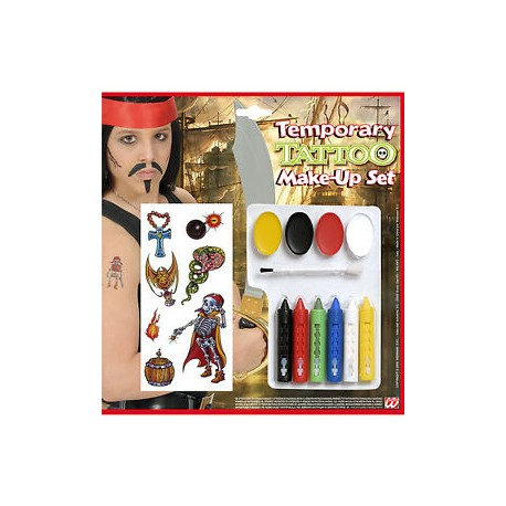 Kit de Maquillage de Tatouage Temporaire