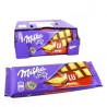 Barre de Chocolat Milka Lu 18 tablettes 