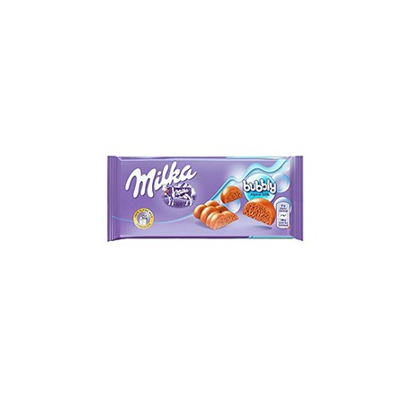14 tablettes de chocolat Milka pétillant