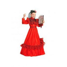 Déguisement de Flamenca à Pois pour Fille