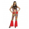 Disfraz de Mujer Hippie Multicolor