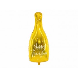 Globo Botella Happy New Year 32 x 82 cm