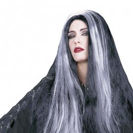 Perruque Morticia Addams