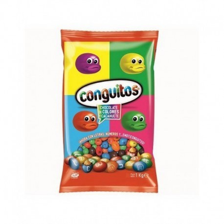 Bonbons au Chocolat Colorés Conguitos 1 kg