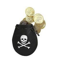 Coffret de Pirate avec 12 Pièces d'Or