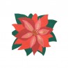 20 Serviettes Poinsettias 15 cm