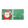 20 Serviettes Père Noël 15 cm