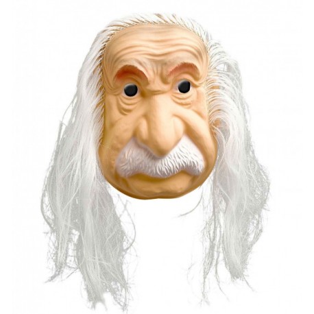 Máscara Einstein con Pelo