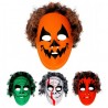 Máscara de Plástico Halloween con Pelo
