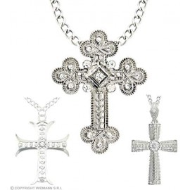 Pendentif Croix avec Strass