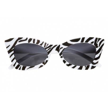 Lunettes Rockabilly Zèbre