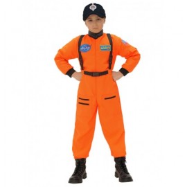 Disfraz de Astronauta Naranja Infantil