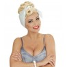 Perruque de Pin-Up Blonde avec Foulard