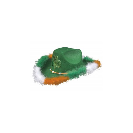 Chapeau de St. Patrick avec Plumes