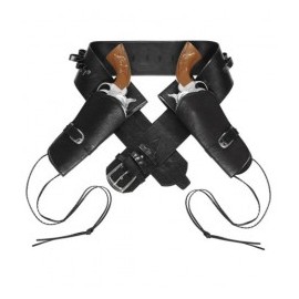 Ceinture Double avec Étui pour Pistolet