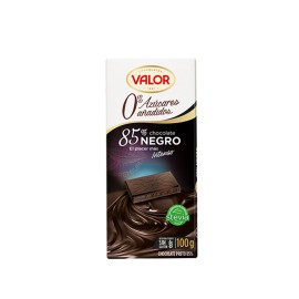 17 Tablettes de chocolat 85% sans sucre Valor