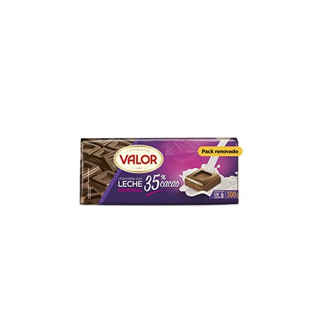 20 Tablettes au chocolat Valor Chocolat au lait 35%