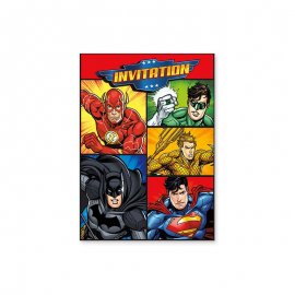 8 Invitations Justice League