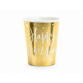 6 Vasos Happy New Year 220 ml