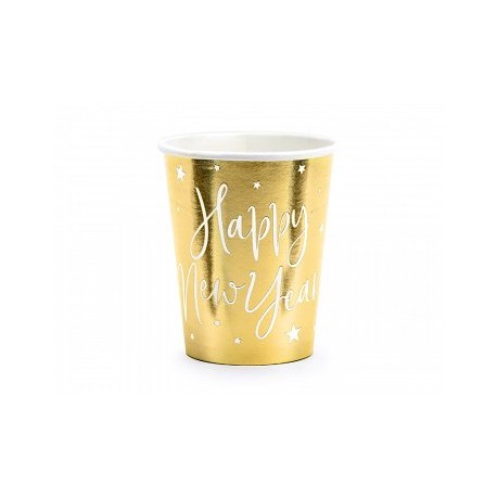 6 Vasos Happy New Year 220 ml