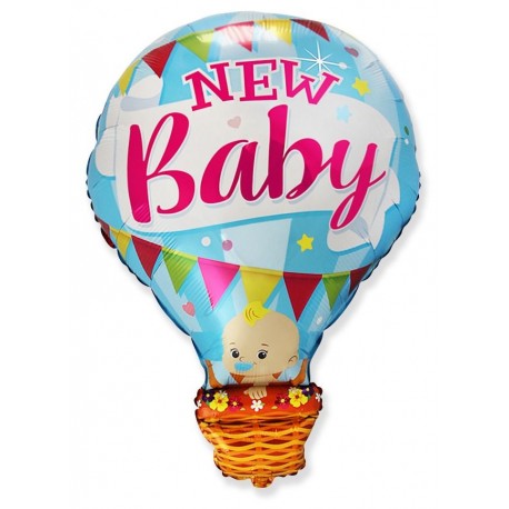 Ballon baby shower garçon 90 x 65 cm