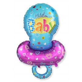Ballon Baby Shower Sucette Garçon 101 x 58 cm