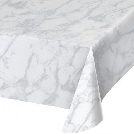 Nappe en plastique 137 x 274 cm MARBLE