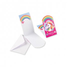 Invitations de Licorne avec Enveloppe