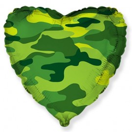 Ballon coeur militaire 45 cm
