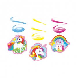 6 Pendentifs Licorne