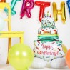 Ballon gâteau Happy Birthday 72 cm