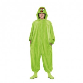 Adulte Oscar le Grouch Kigurumi