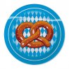 8 Assiettes Oktoberfest 18 cm