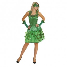 Robe Fantaisie Vert Terre Costume pour Adulte