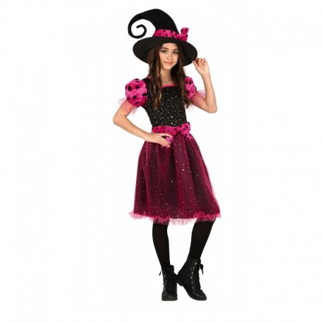 Disfraz de Pink Witch Infantil