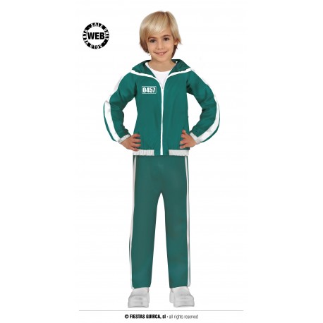 Costume de Gimnaste Jeu de Calamar pour enfants