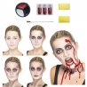 Kit de peinture zombie avec brosse et sang