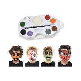 Kit de maquillage Halloween 8 couleurs 