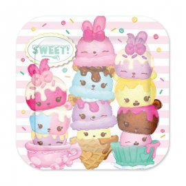 8 Assiettes Num Noms 23 cm 8 Assiettes Num Noms 23 cm