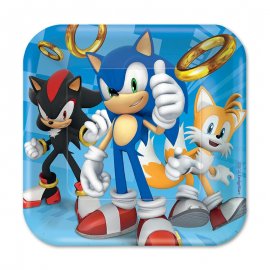 8 Assiettes Sonic 18 cm 8 Assiettes Sonic 18 cm