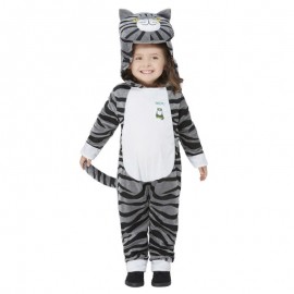 Déguisement MOG Chat Gris Deluxe pour Petits Enfants