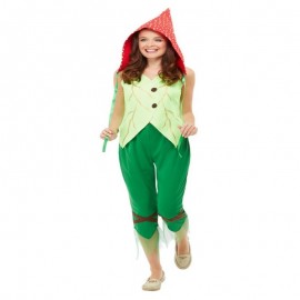 Déguisement de Pixie Toadstool Vert et Rouge