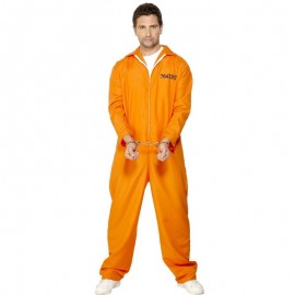 Disfraz de prisionero escapado naranja